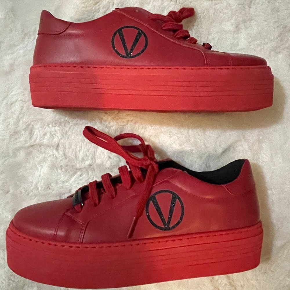 Valentino By Mario Valentino Red Sneakers